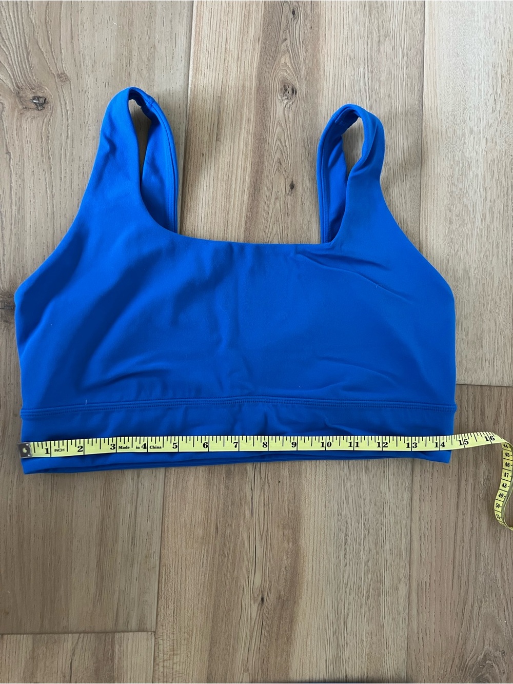 CRZ YOGA Sparkling Blue 2-Piece Activewear Set- M Leggings + L Sports Bra - Picture 6 of 7